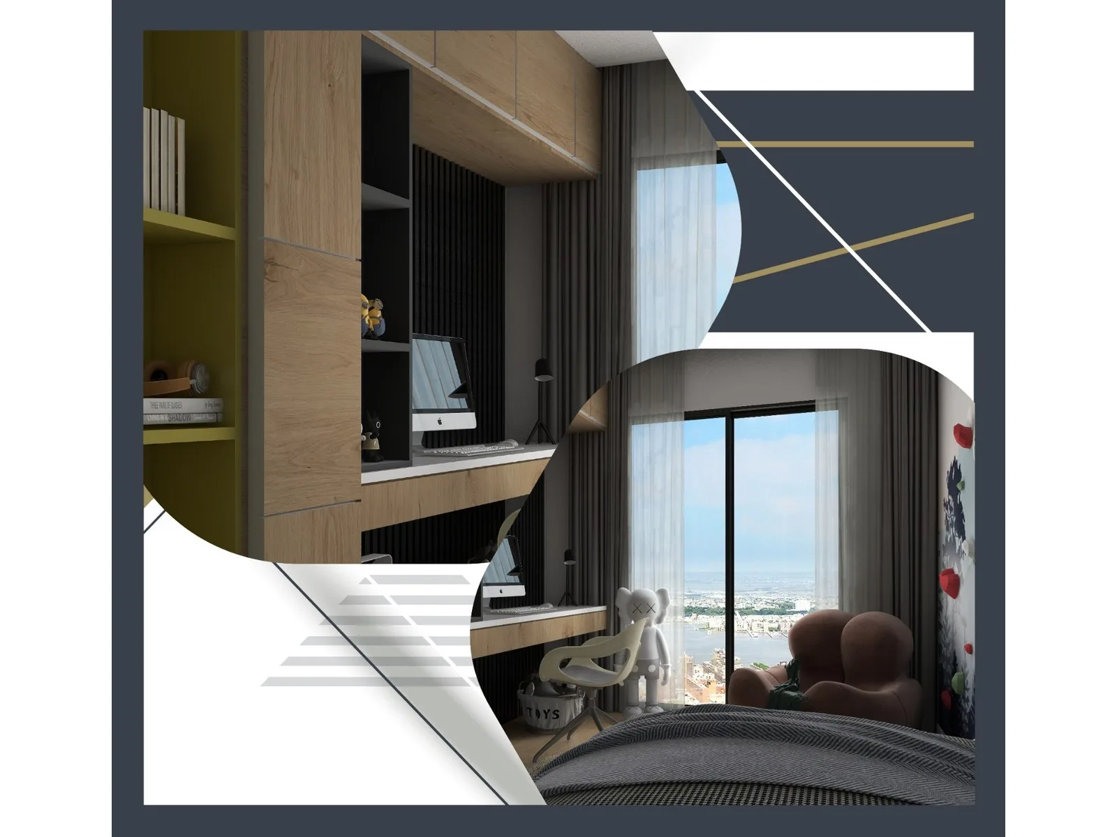 Halit Bey Apartmanı, Tuzla — dış cephe görselleştirmesi · 4. görsel