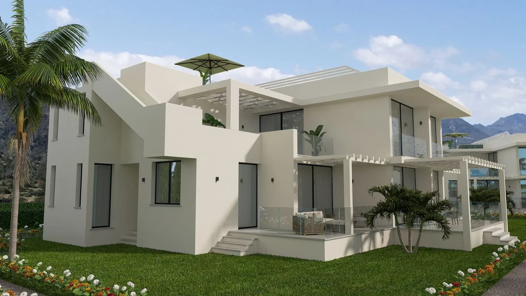 Hex Blue Apartments, Girne — dış cephe görselleştirmesi · 4. görsel