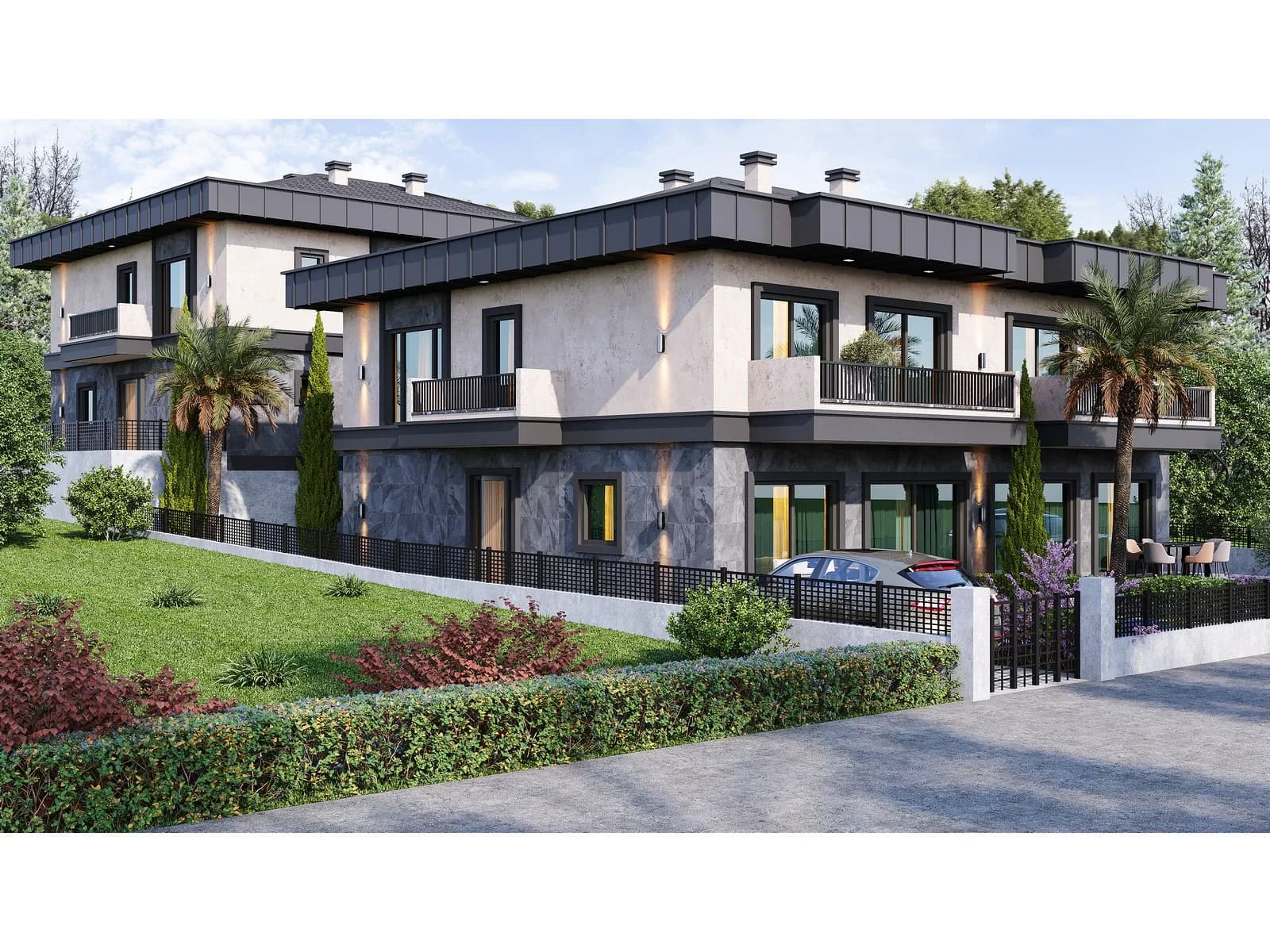İlimtepe Uyar Villaları, Körfez(tütünçiftlik) — dış cephe görselleştirmesi · 5. görsel