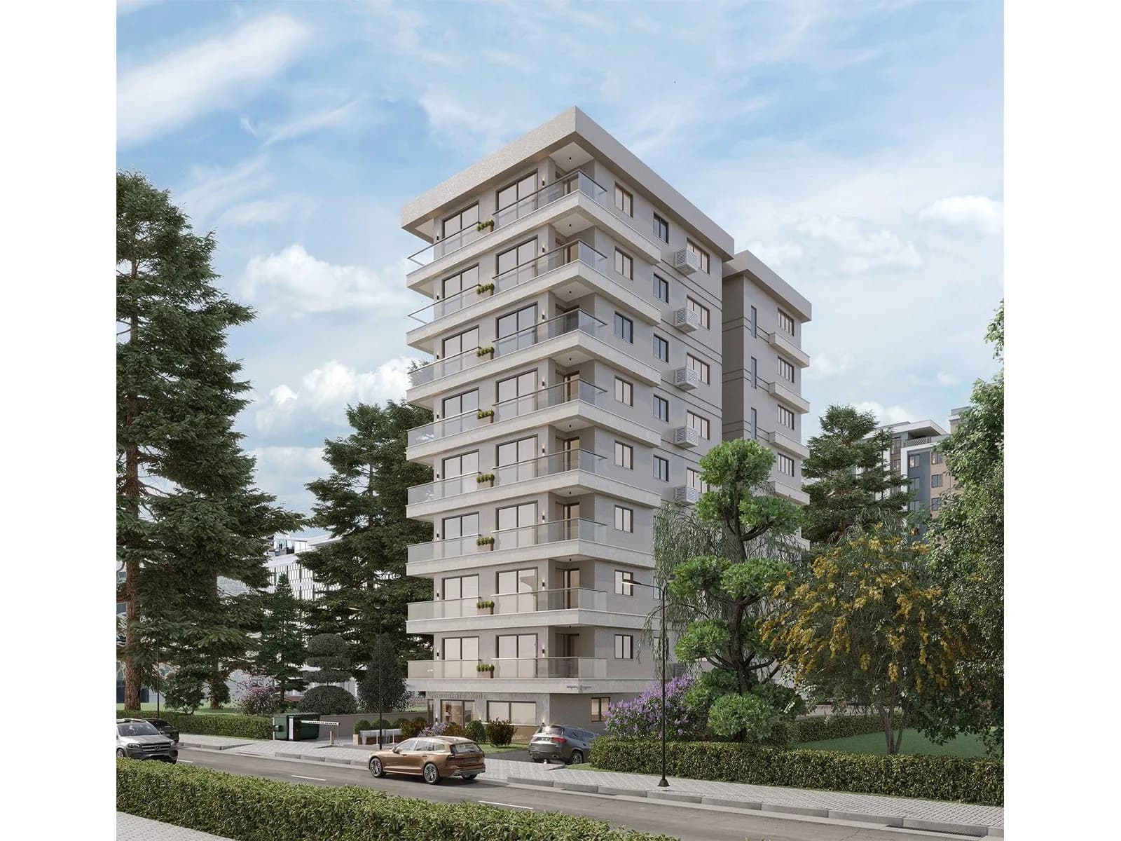 Kanarya Apartmanı, Kadıköy — dış cephe görselleştirmesi · 5. görsel
