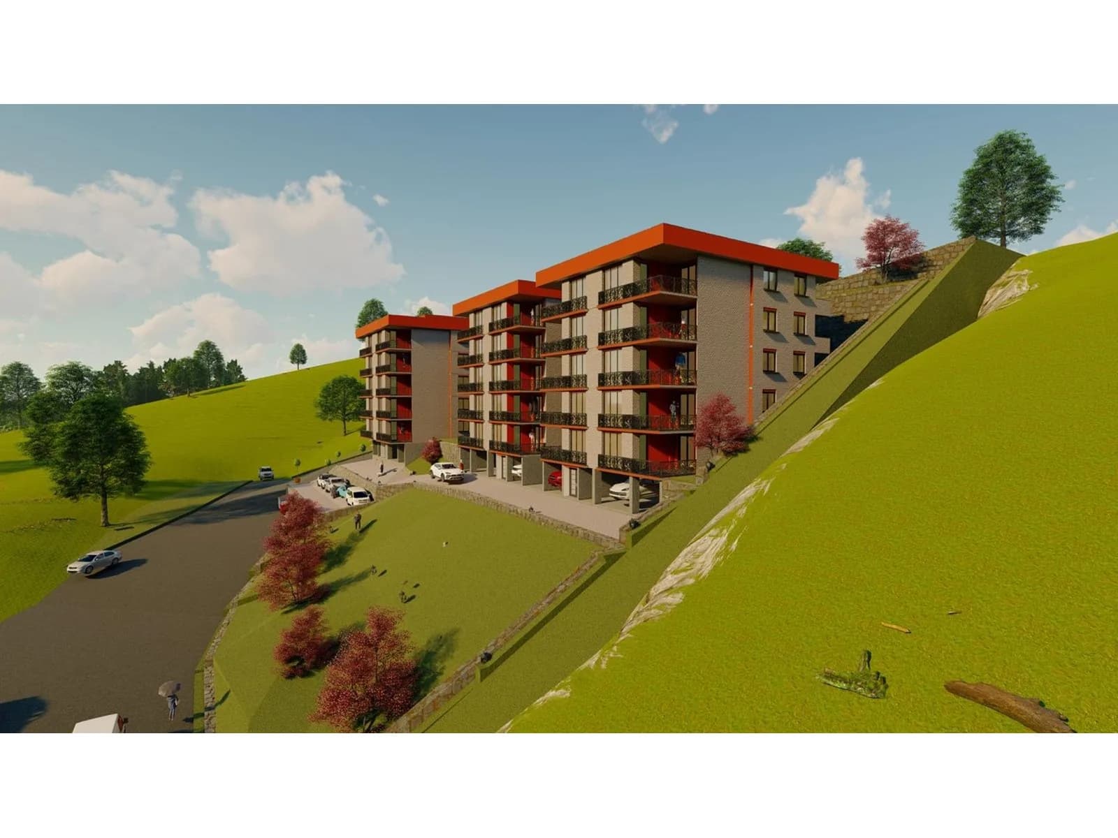 Karaağaç Sitesi, Trabzon — dış cephe görselleştirmesi · 3. görsel