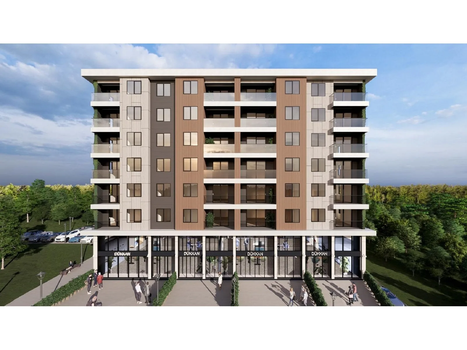 Karakılıç Konutları, Giresun — dış cephe görselleştirmesi · 3. görsel