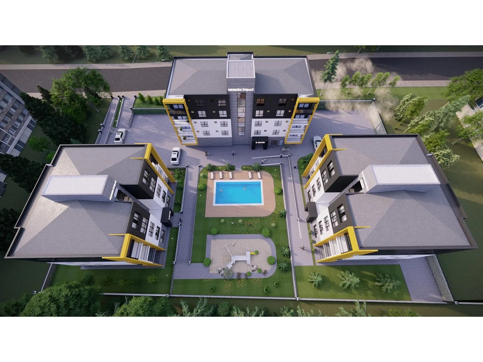 Kayapa Yaşam 3, Nilüfer — dış cephe görselleştirmesi