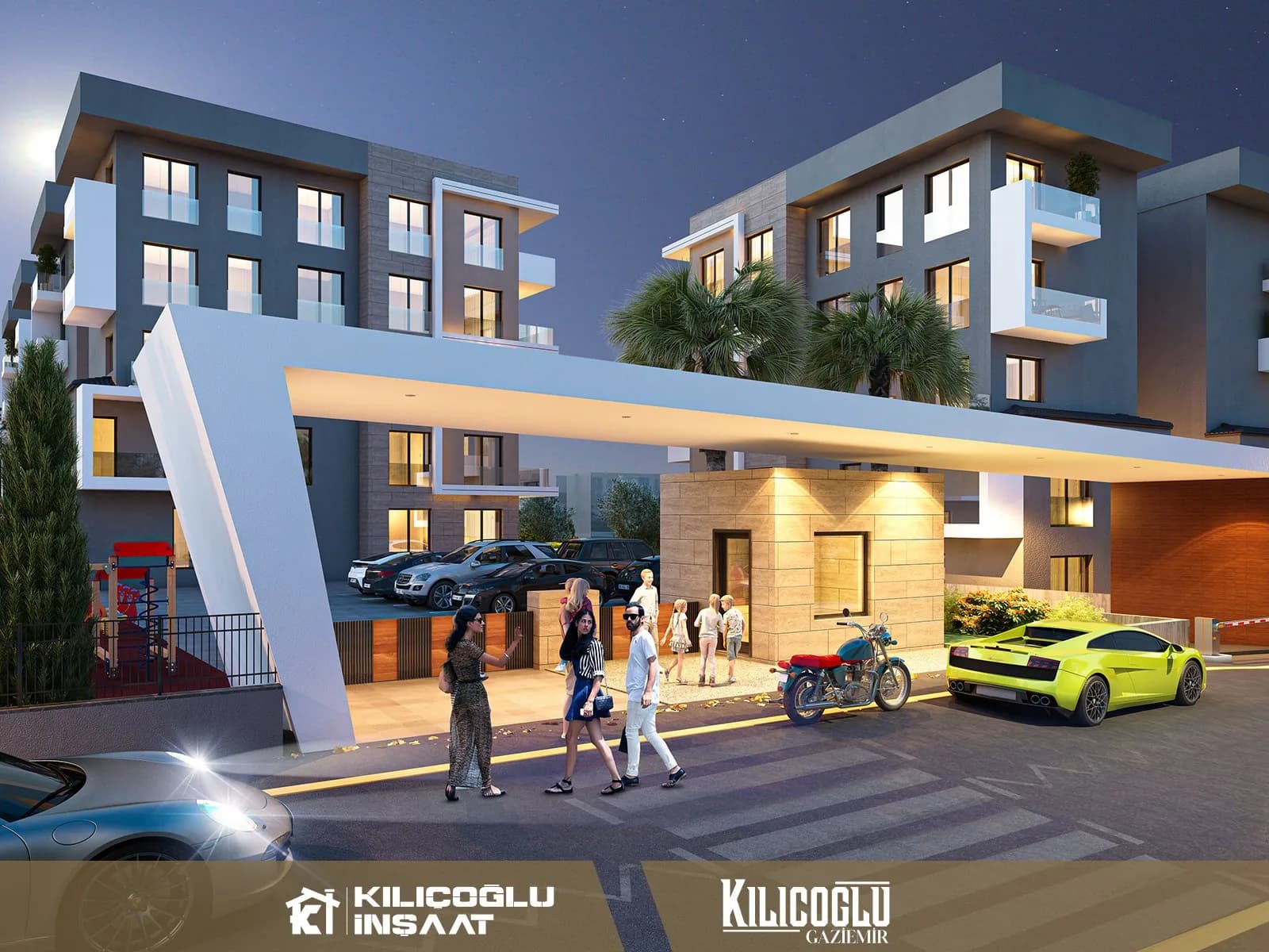 Kılıçoğlu Gaziemir, Gaziemir — dış cephe görselleştirmesi