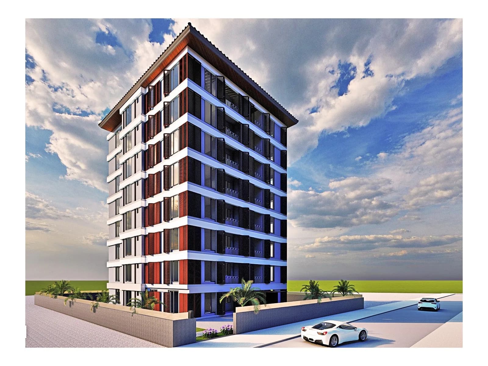 Koç Residence Erenköy, Kadıköy — dış cephe görselleştirmesi · 2. görsel