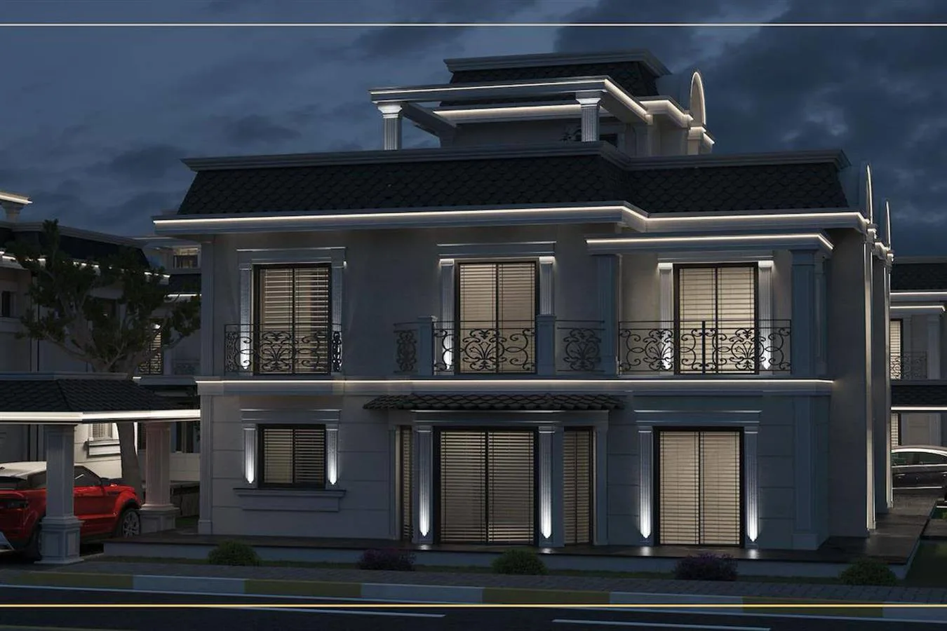 La Palazzo, İskele — dış cephe görselleştirmesi