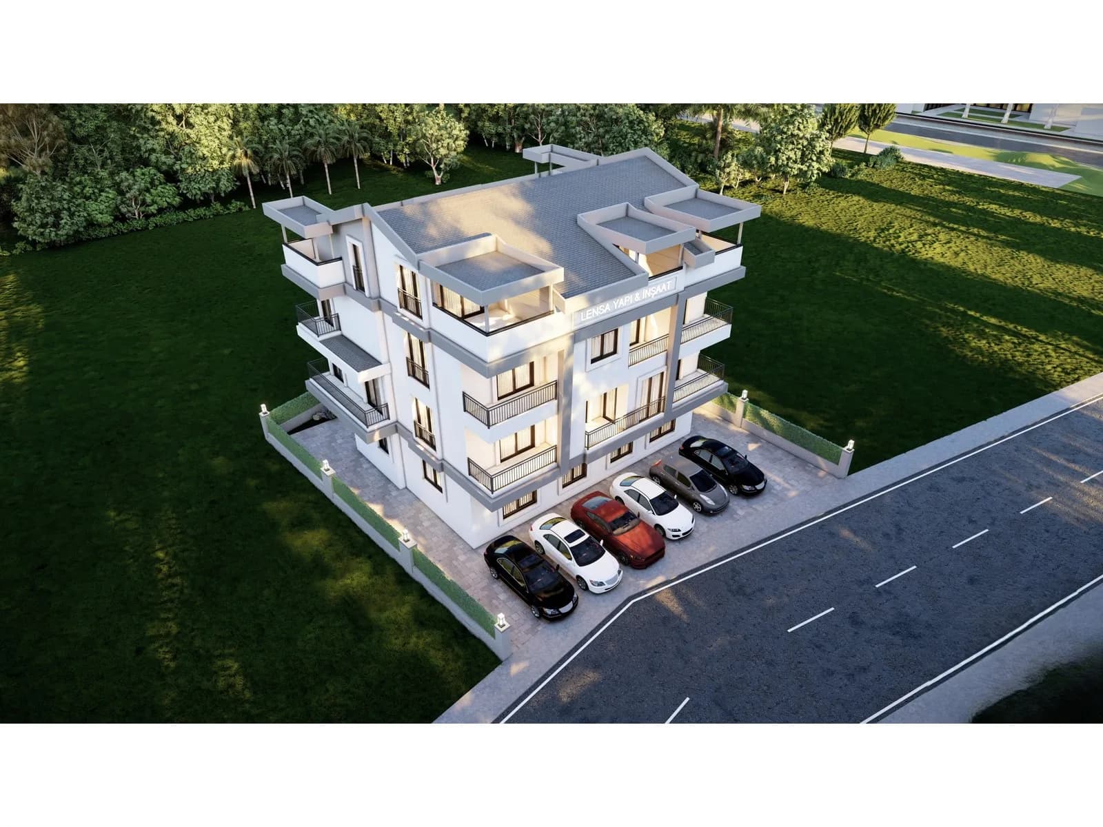 Lensa 2 Konutları, Manavgat — dış cephe görselleştirmesi · 5. görsel