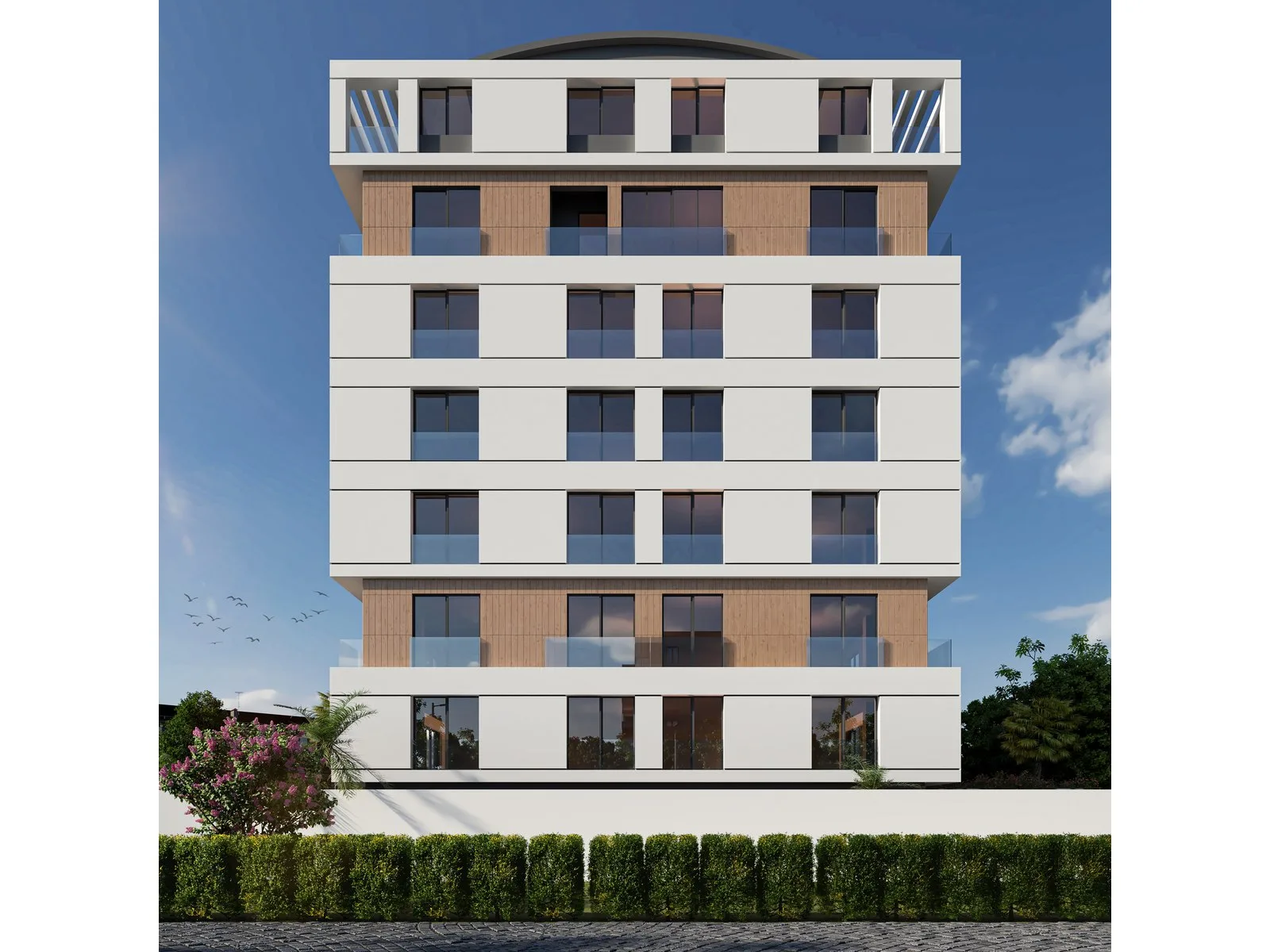 Looks Downtown 3, Muratpaşa — dış cephe görselleştirmesi