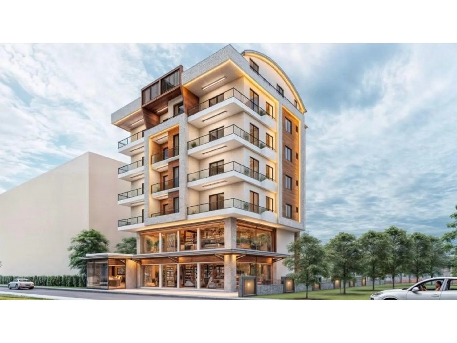 Lotus Evleri, Kepez — dış cephe görselleştirmesi · 3. görsel