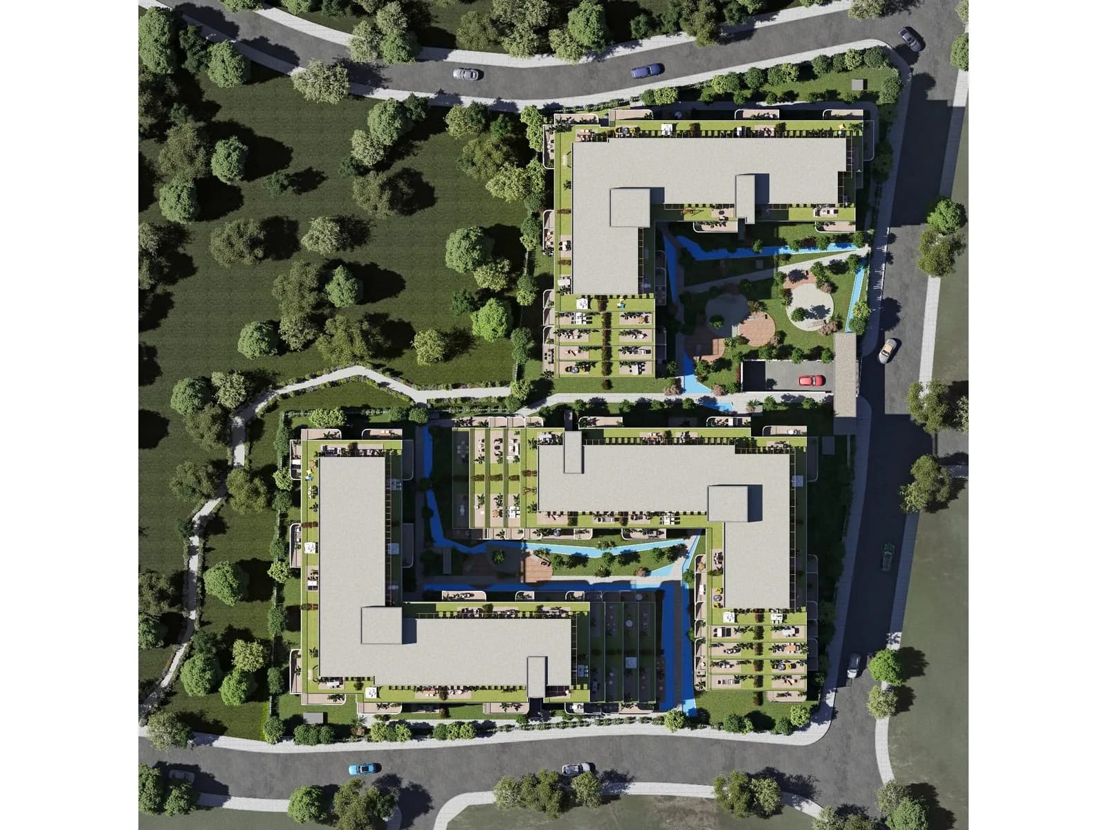 Lotus Garden, Tuzla — dış cephe görselleştirmesi · 3. görsel