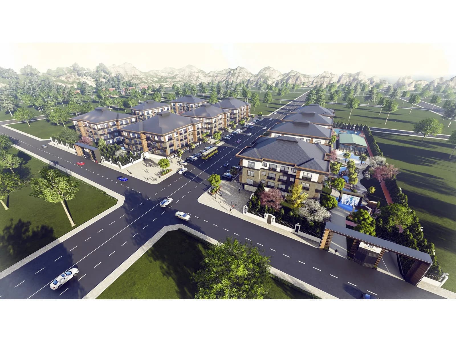 Lux Life City, Lüleburgaz — dış cephe görselleştirmesi · 5. görsel