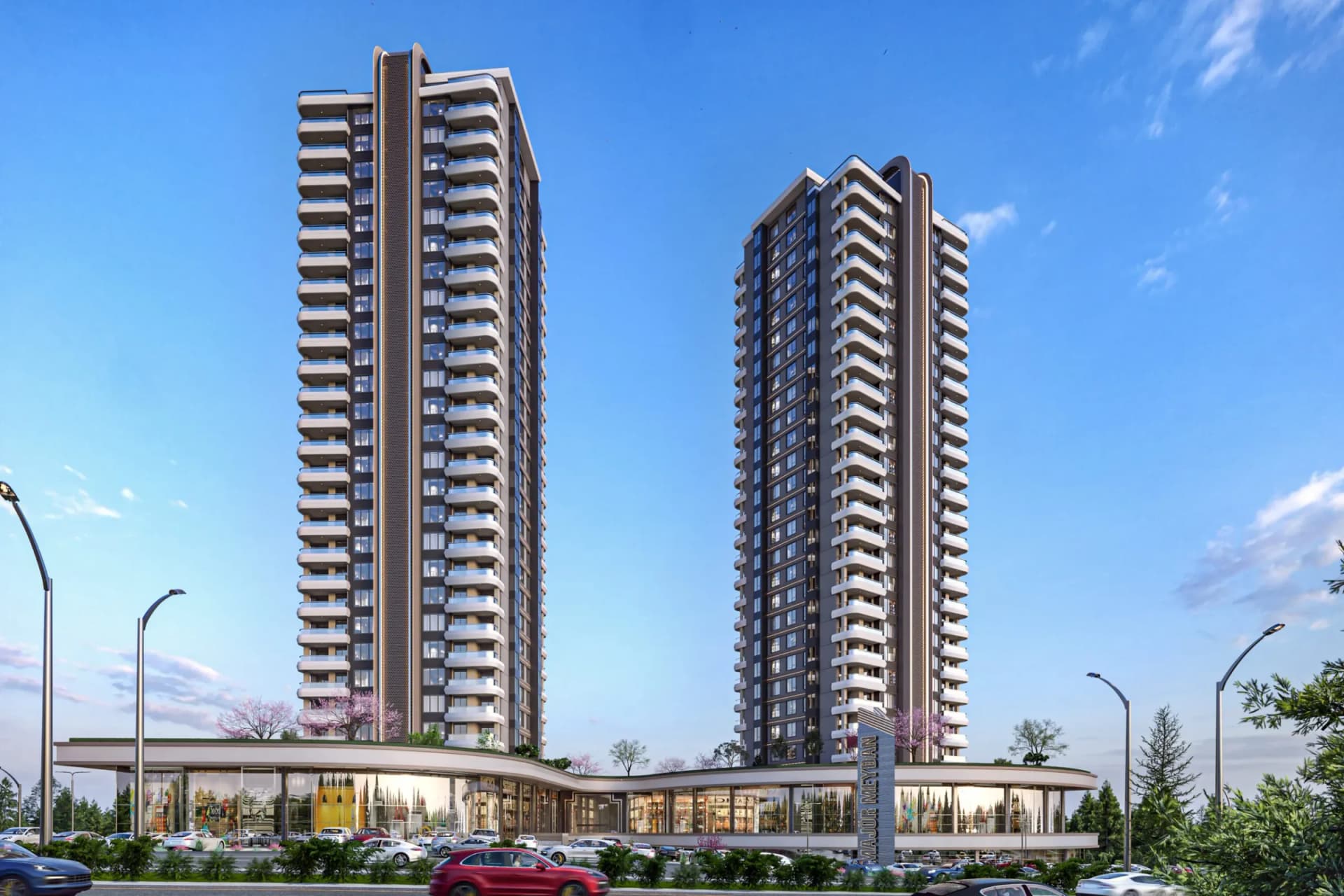 Majör Meydan, Keçiören — dış cephe görselleştirmesi