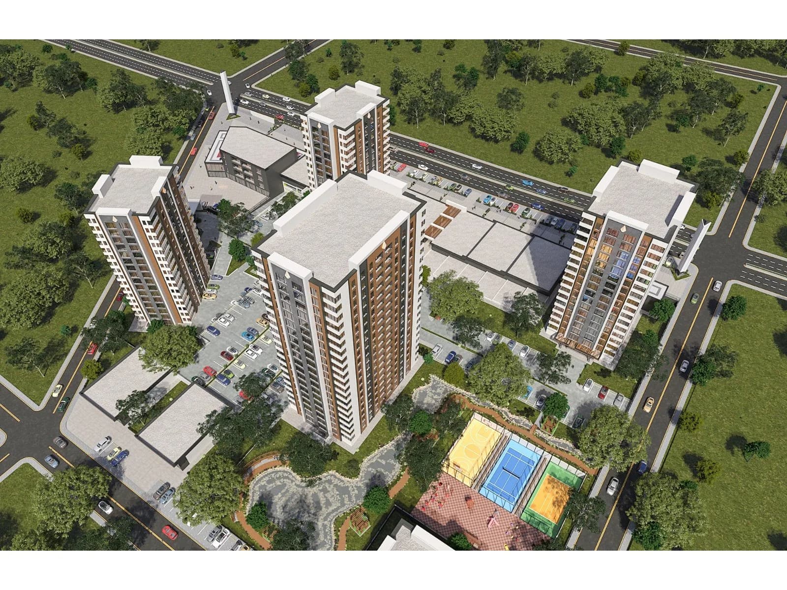Mall Of Altındoruk 4, Yenimahalle — dış cephe görselleştirmesi