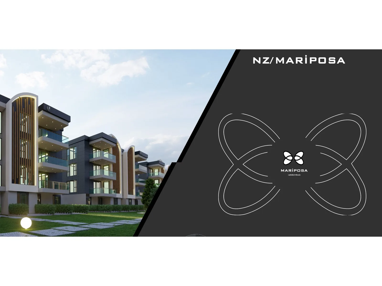 Mariposa Söğütönü, Tepebaşı — dış cephe görselleştirmesi · 4. görsel