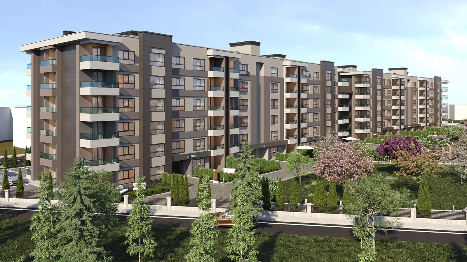 Masra Life, Selçuklu — dış cephe görselleştirmesi