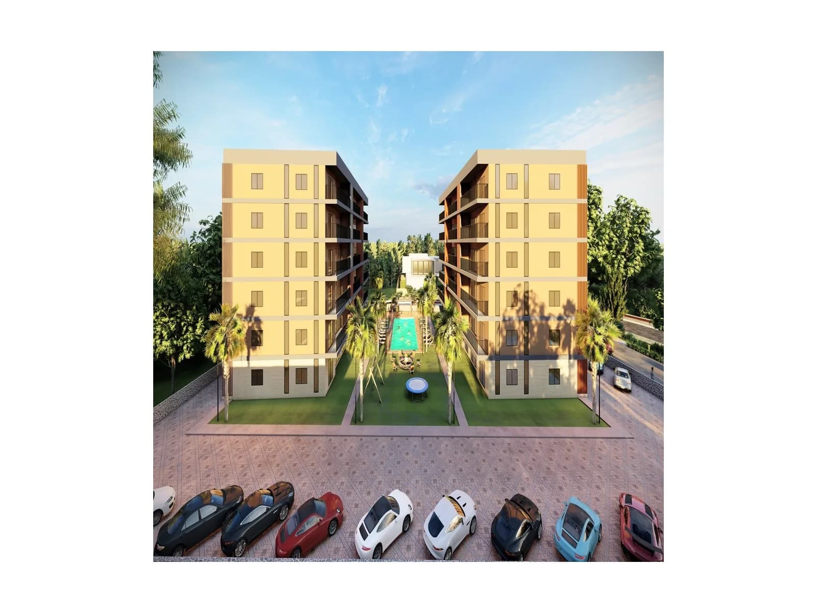 Mast Elegance, Turgutlu — dış cephe görselleştirmesi · 4. görsel