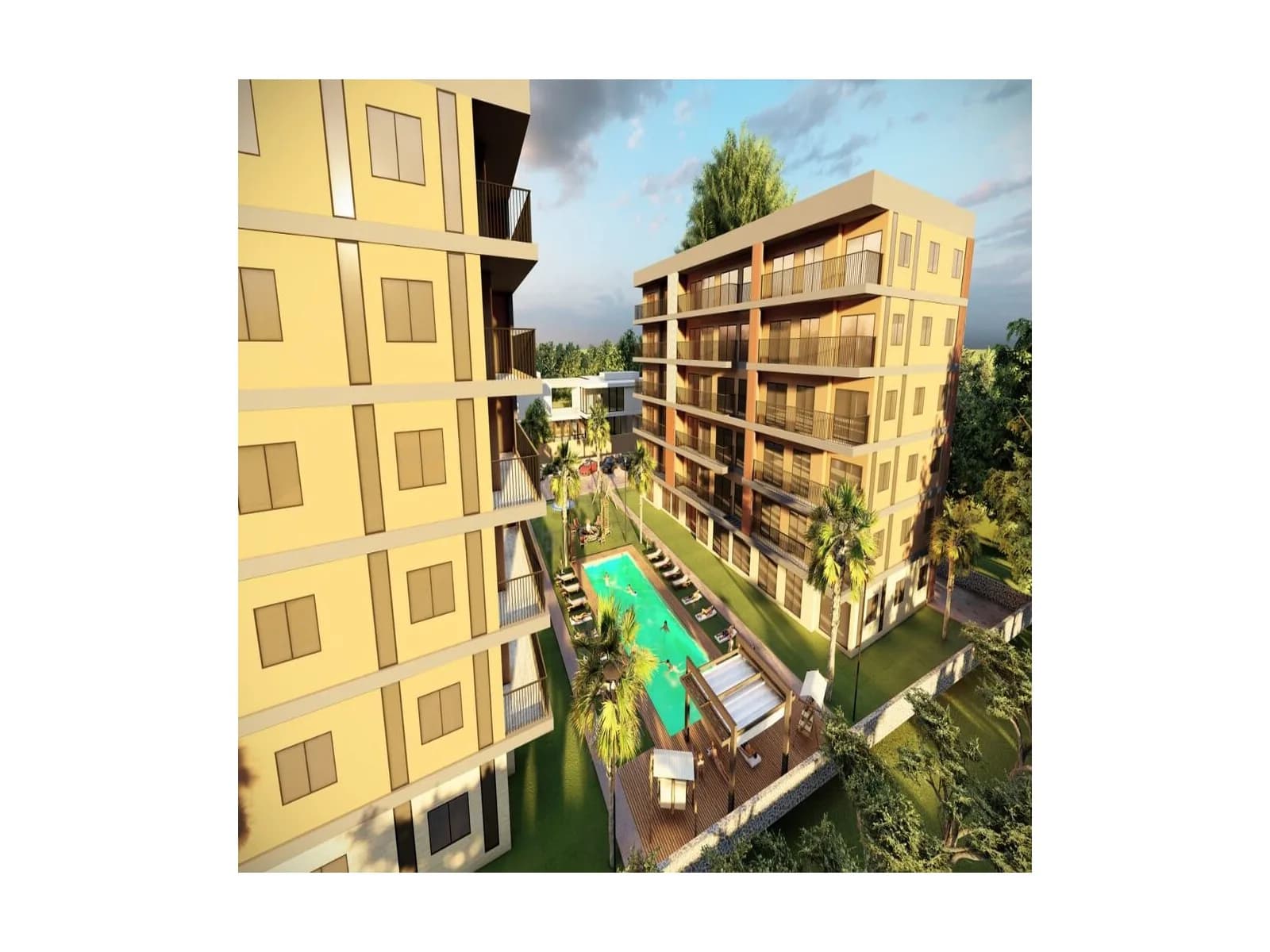 Mast Elegance, Turgutlu — dış cephe görselleştirmesi · 3. görsel