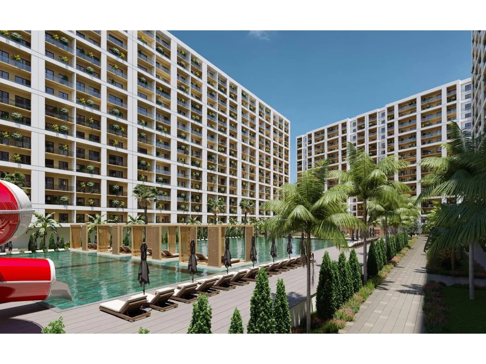 Mavida Blue Garden, Erdemli — dış cephe görselleştirmesi · 4. görsel