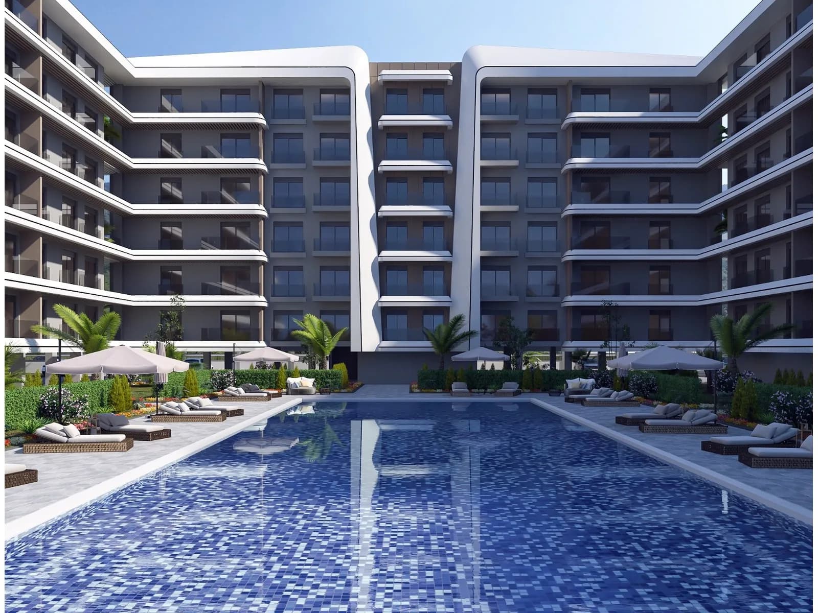 Max Global Orange Garden, Konyaaltı — dış cephe görselleştirmesi · 3. görsel