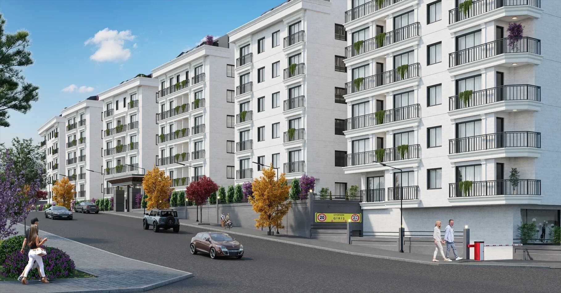 Meda Marmara 2, Maltepe — dış cephe görselleştirmesi