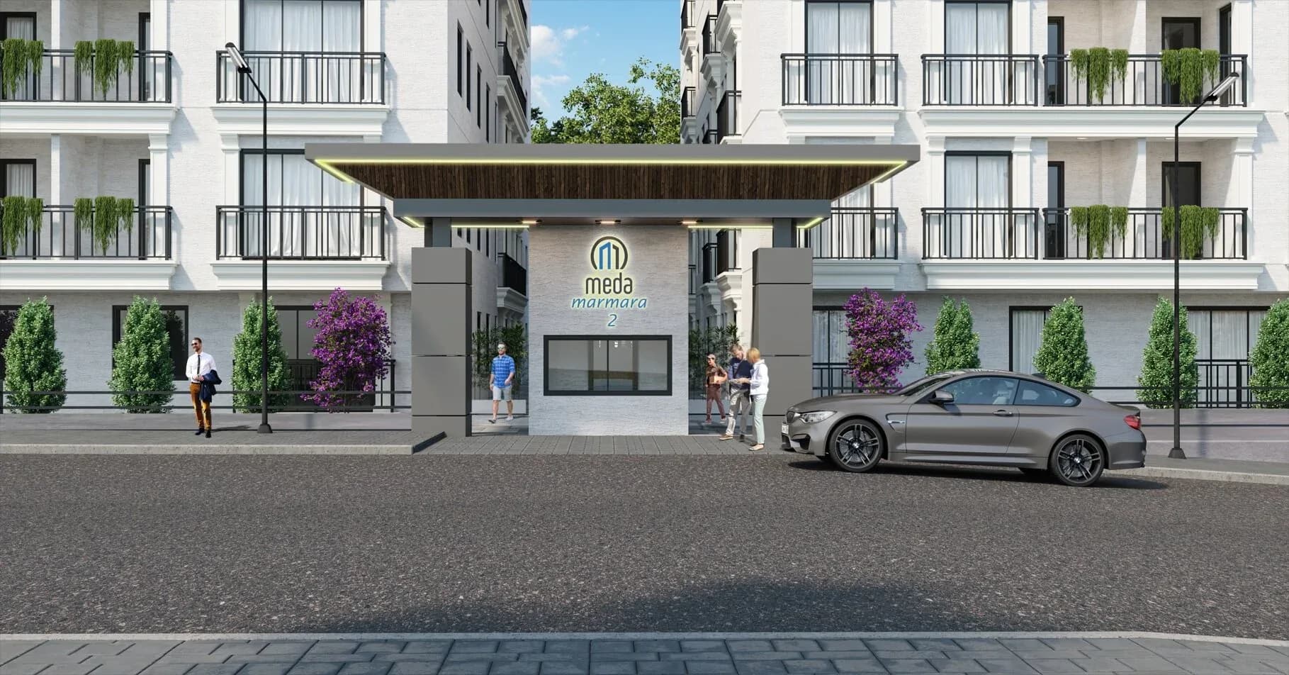 Meda Marmara 2, Maltepe — dış cephe görselleştirmesi · 5. görsel