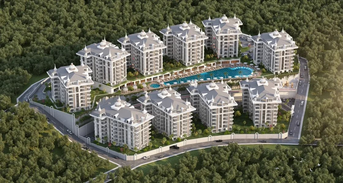 Mevacity Alanya, Alanya — dış cephe görselleştirmesi · 2. görsel