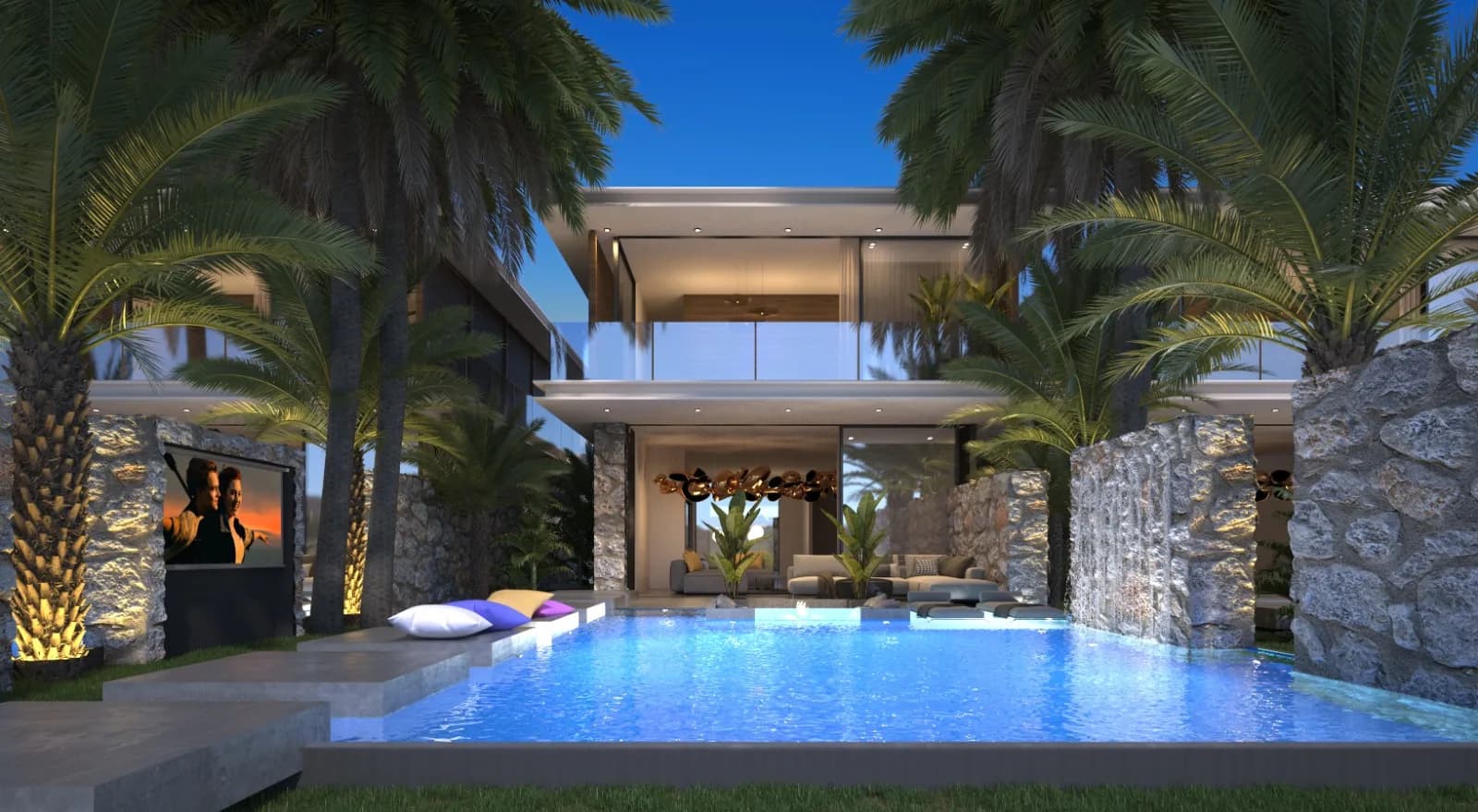 Moonligt Villas, Girne — dış cephe görselleştirmesi · 3. görsel