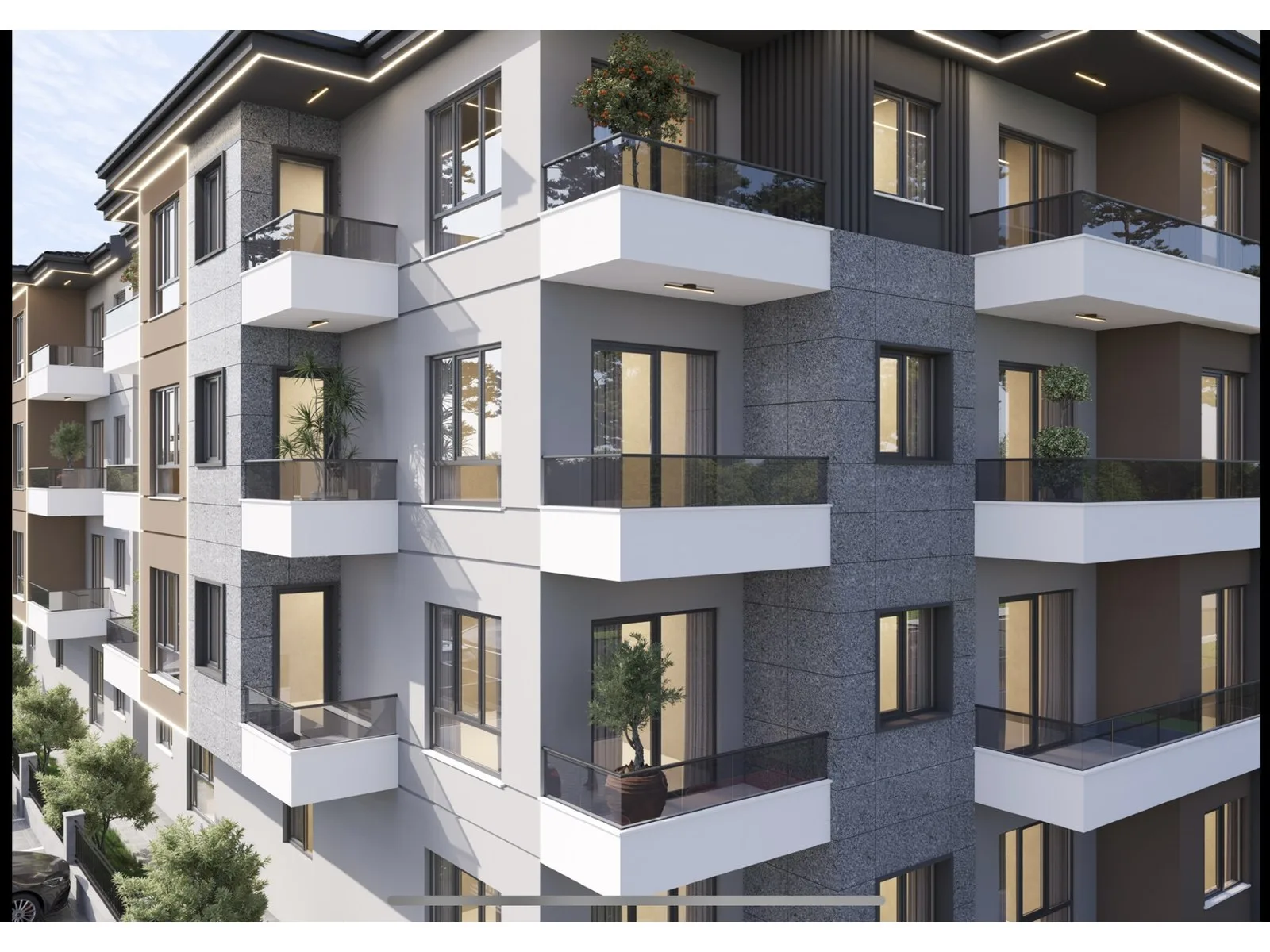 Nespark, Milas — dış cephe görselleştirmesi