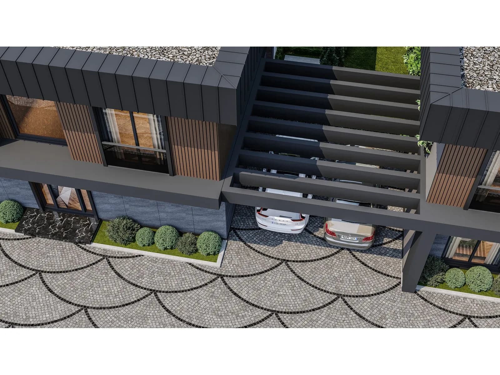 Nezaket Villaları, Başiskele — dış cephe görselleştirmesi · 2. görsel