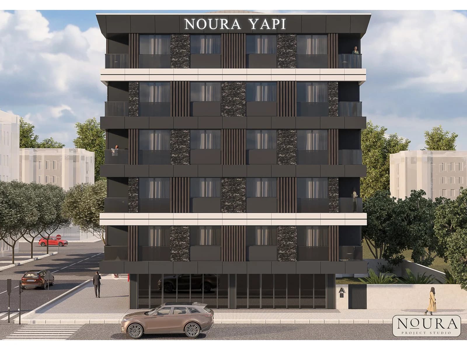 Noura Vera Apartmanı, Sultanbeyli — dış cephe görselleştirmesi · 2. görsel