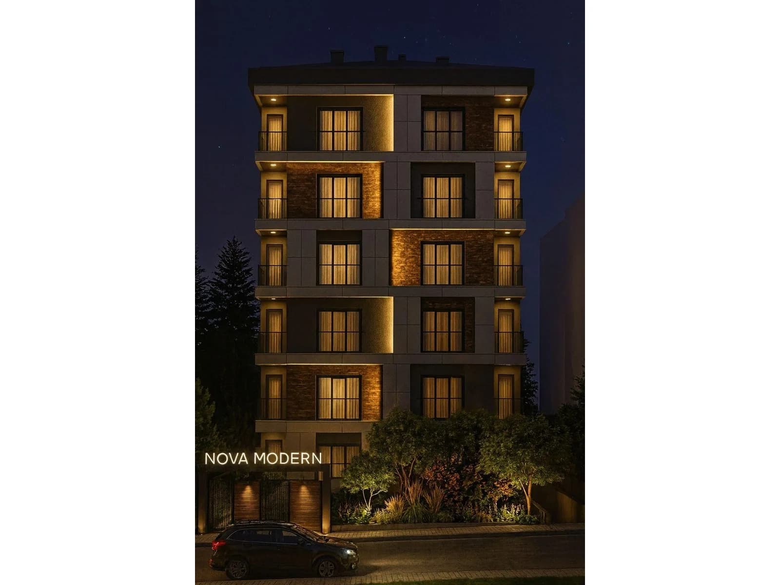 Nova Modern İçerenköy, Ataşehir — dış cephe görselleştirmesi · 2. görsel