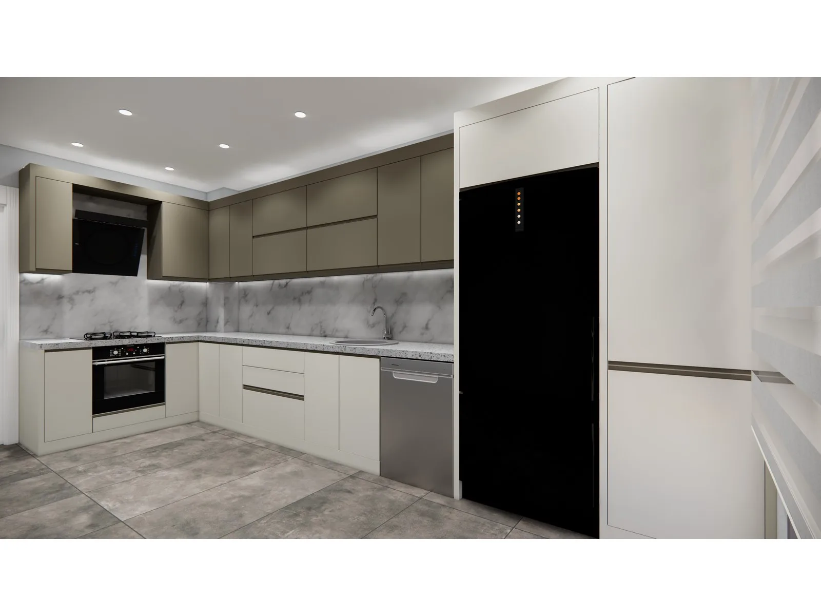 Nur Apartmanı, Nevşehir — dış cephe görselleştirmesi · 3. görsel
