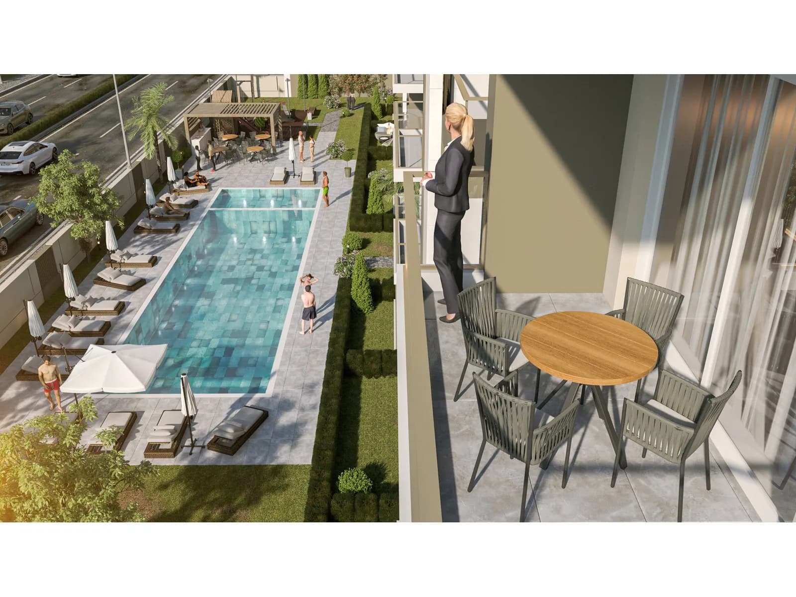 Oasis Antalya, Aksu — dış cephe görselleştirmesi · 2. görsel