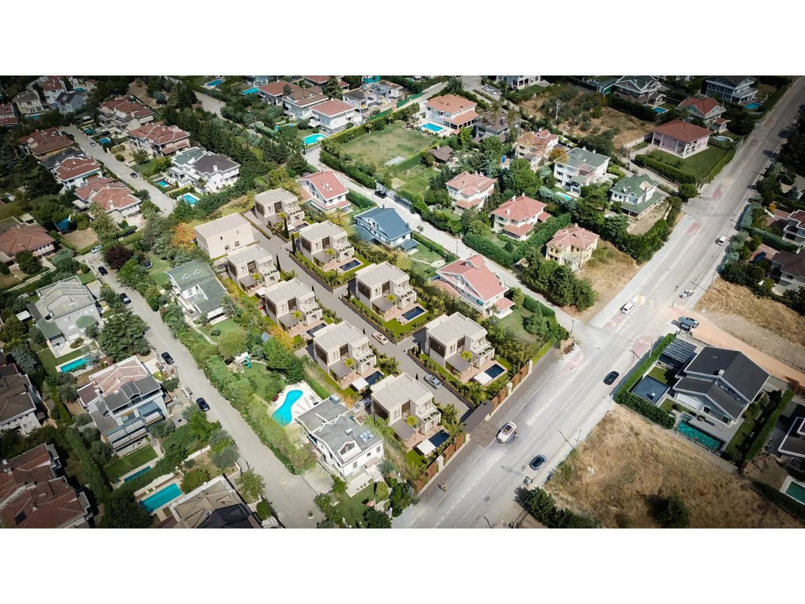 Opal Bademli, Mudanya — dış cephe görselleştirmesi