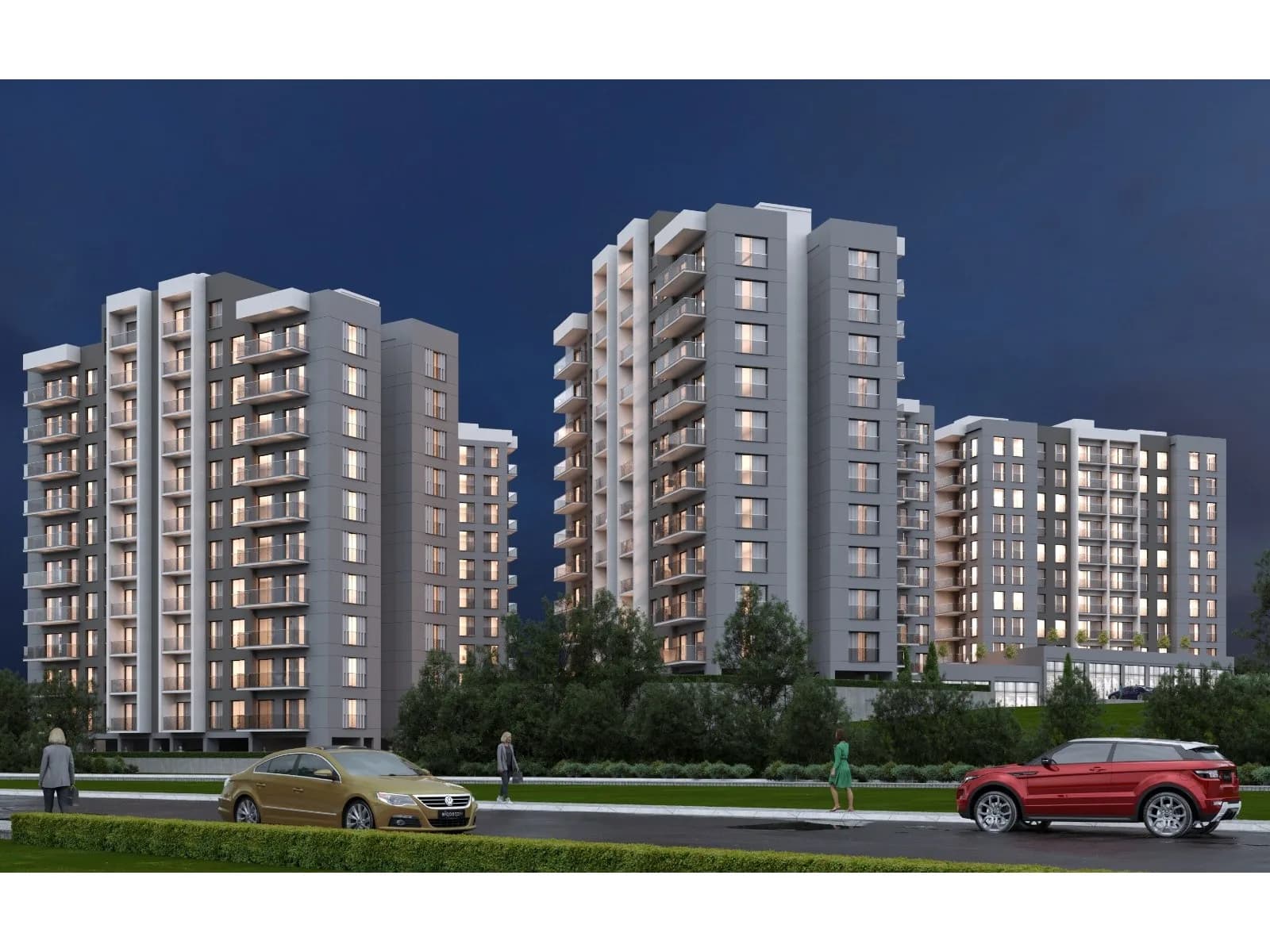Orçe Yenikent Sitesi, Yıldırım — dış cephe görselleştirmesi · 5. görsel