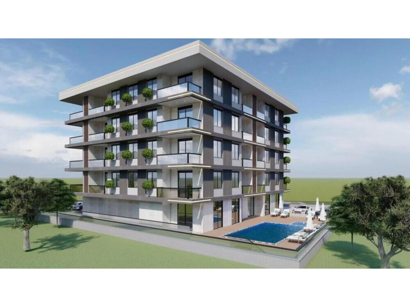 Origin Alanya, Alanya — dış cephe görselleştirmesi · 3. görsel