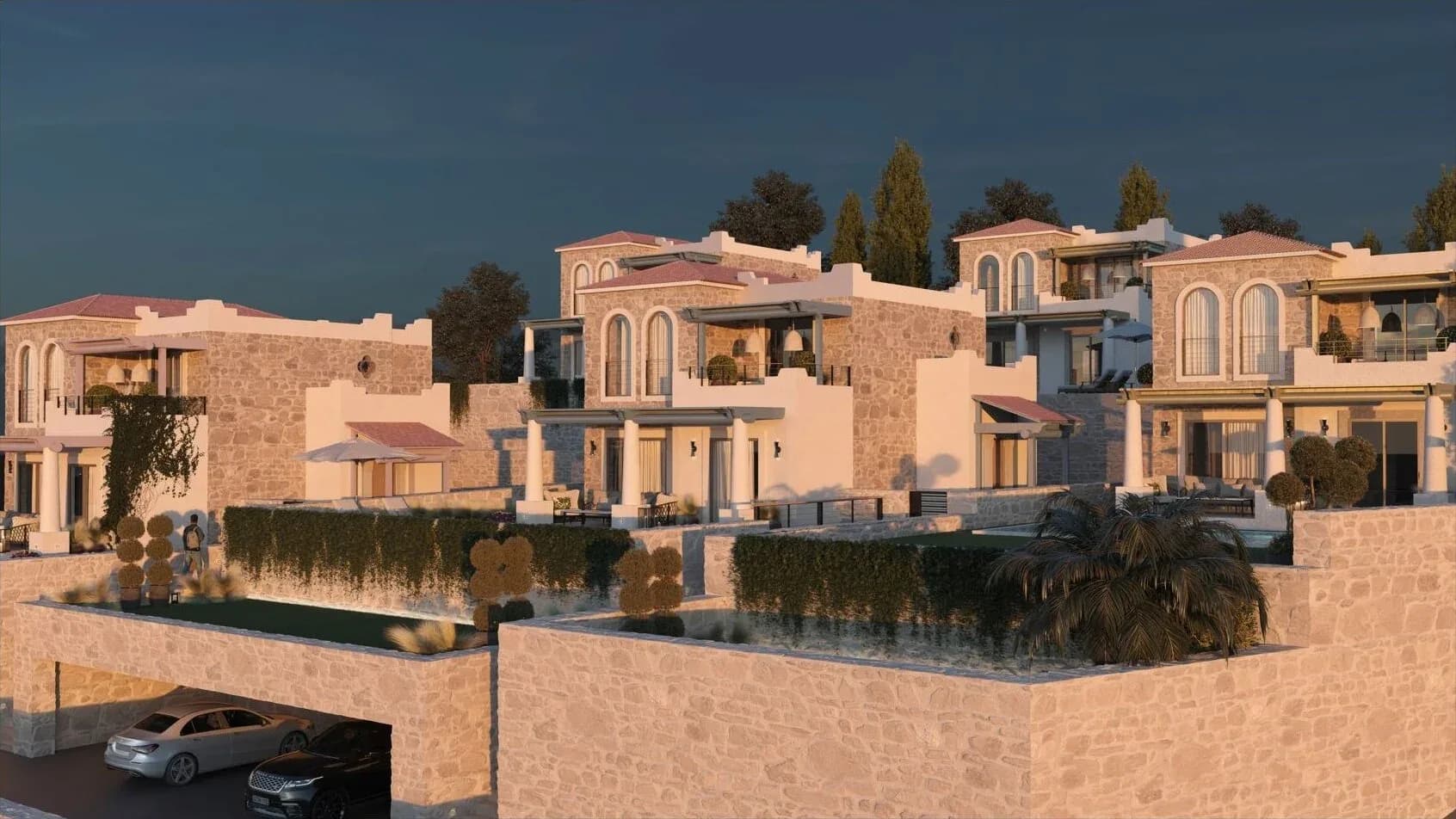 Oxalis Kadıkalesi, Bodrum — dış cephe görselleştirmesi · 5. görsel