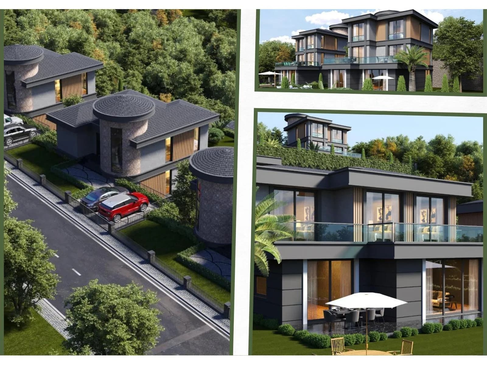 Özbey Villa'S7, Arnavutköy — dış cephe görselleştirmesi