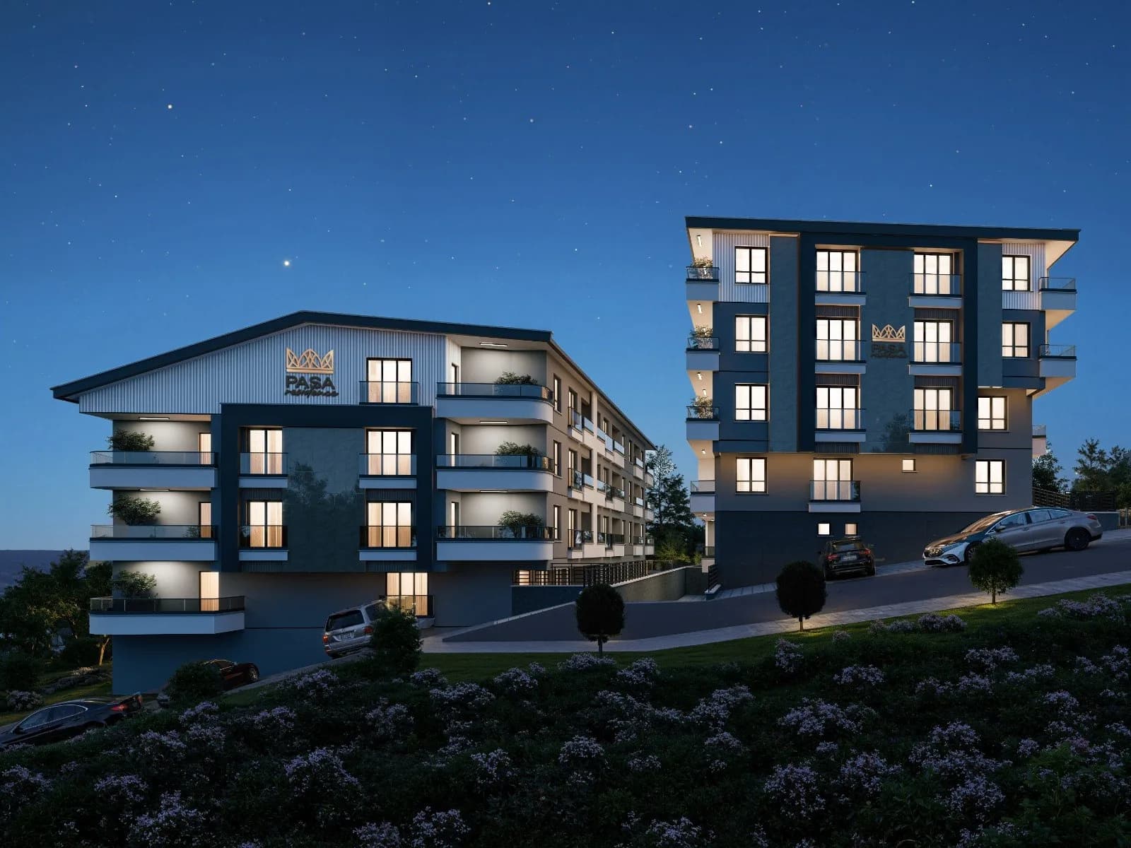 Paşa Residence, Mamak — dış cephe görselleştirmesi