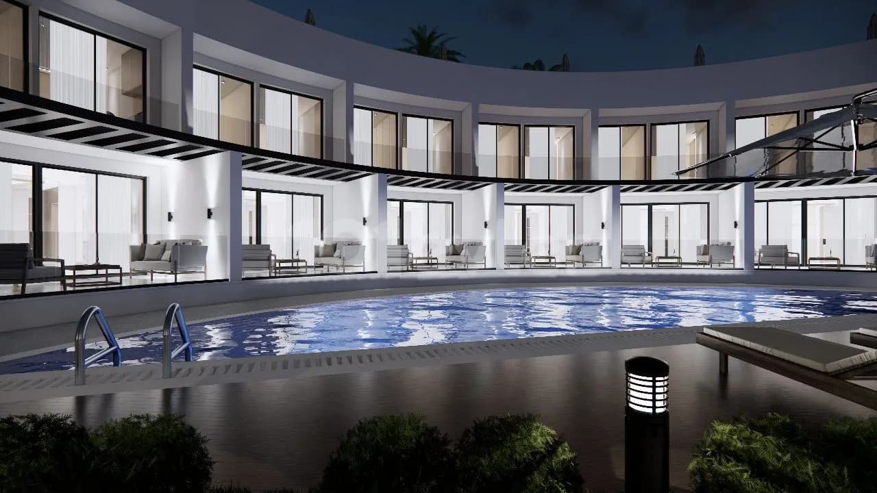 Peratown Lapta, Girne — dış cephe görselleştirmesi