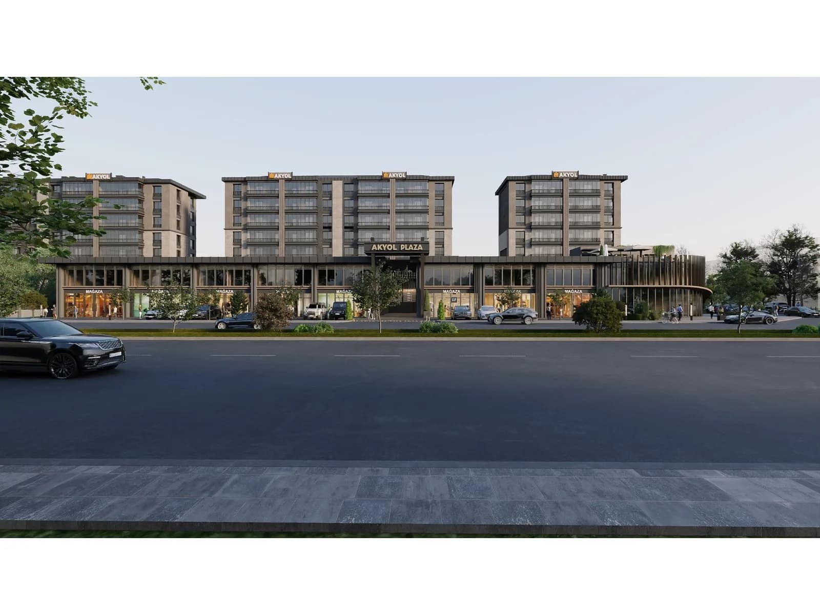 Platinum Park Konutları, Selçuklu — dış cephe görselleştirmesi