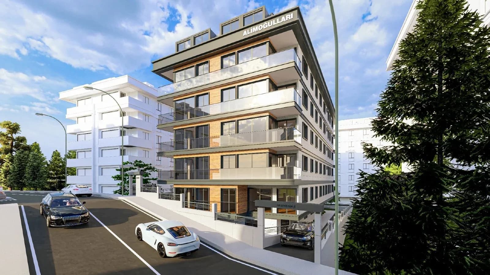 Prestige Life 2- Alphan Apartmanı, Üsküdar — dış cephe görselleştirmesi · 4. görsel