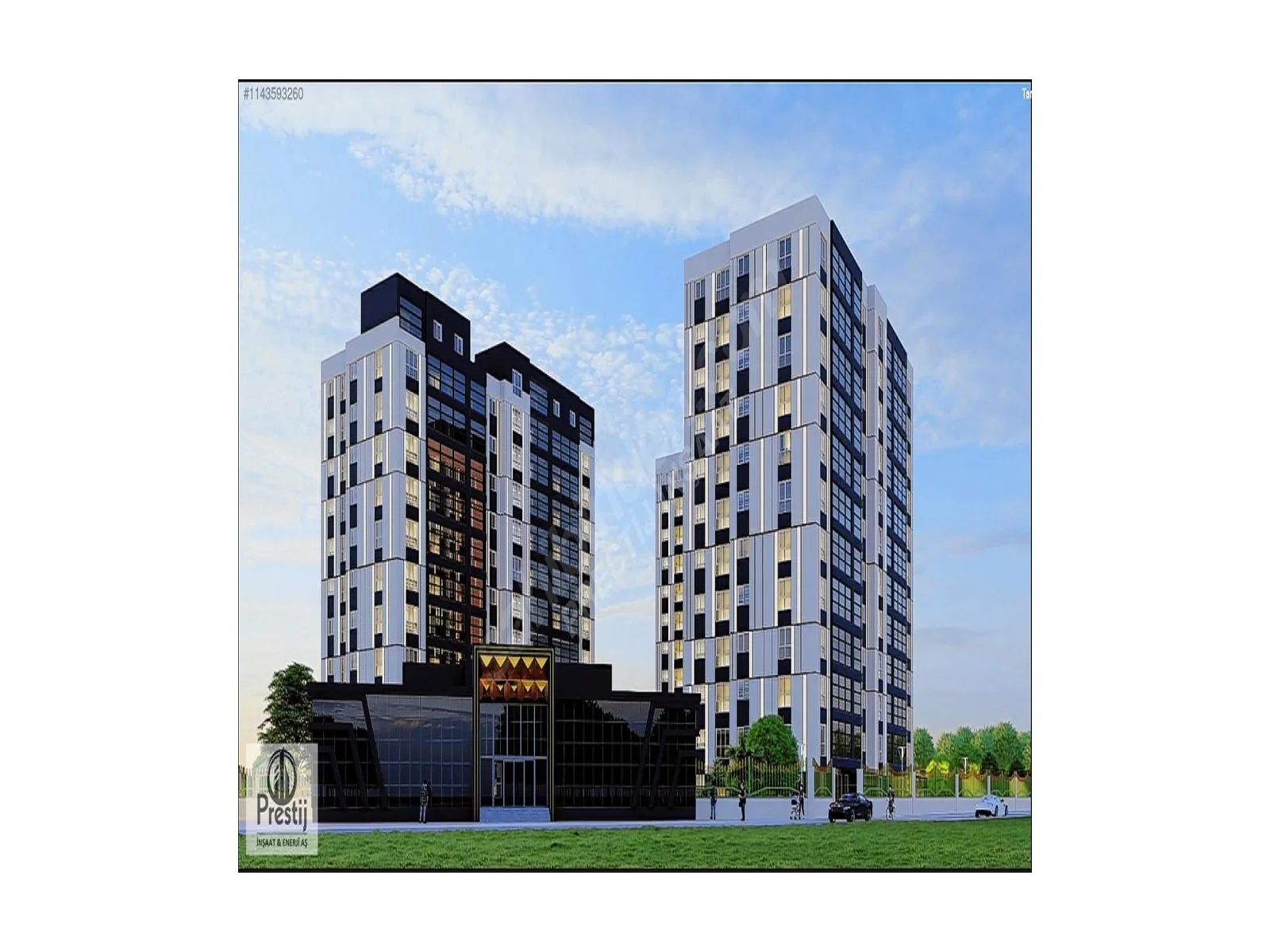 Prestij Exclusive Konutları, Merkez — dış cephe görselleştirmesi