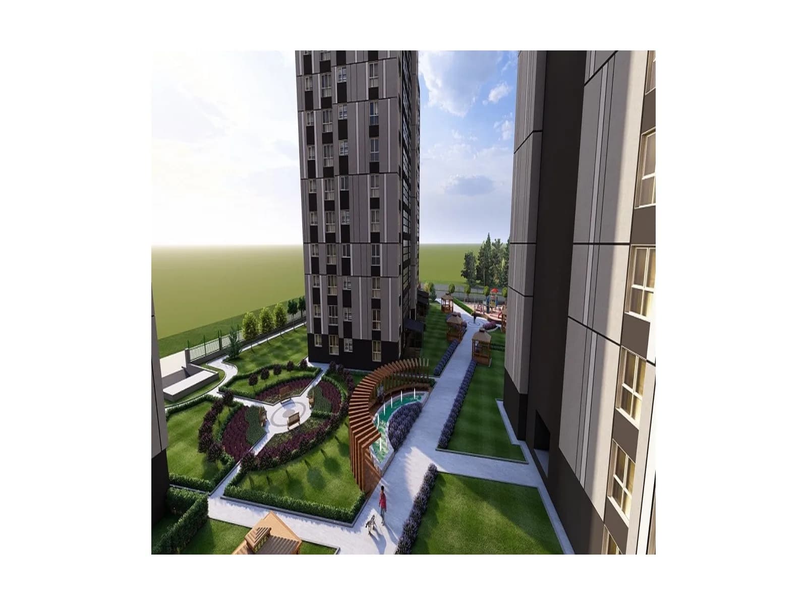 Prestij Exclusive Konutları, Merkez — dış cephe görselleştirmesi · 2. görsel