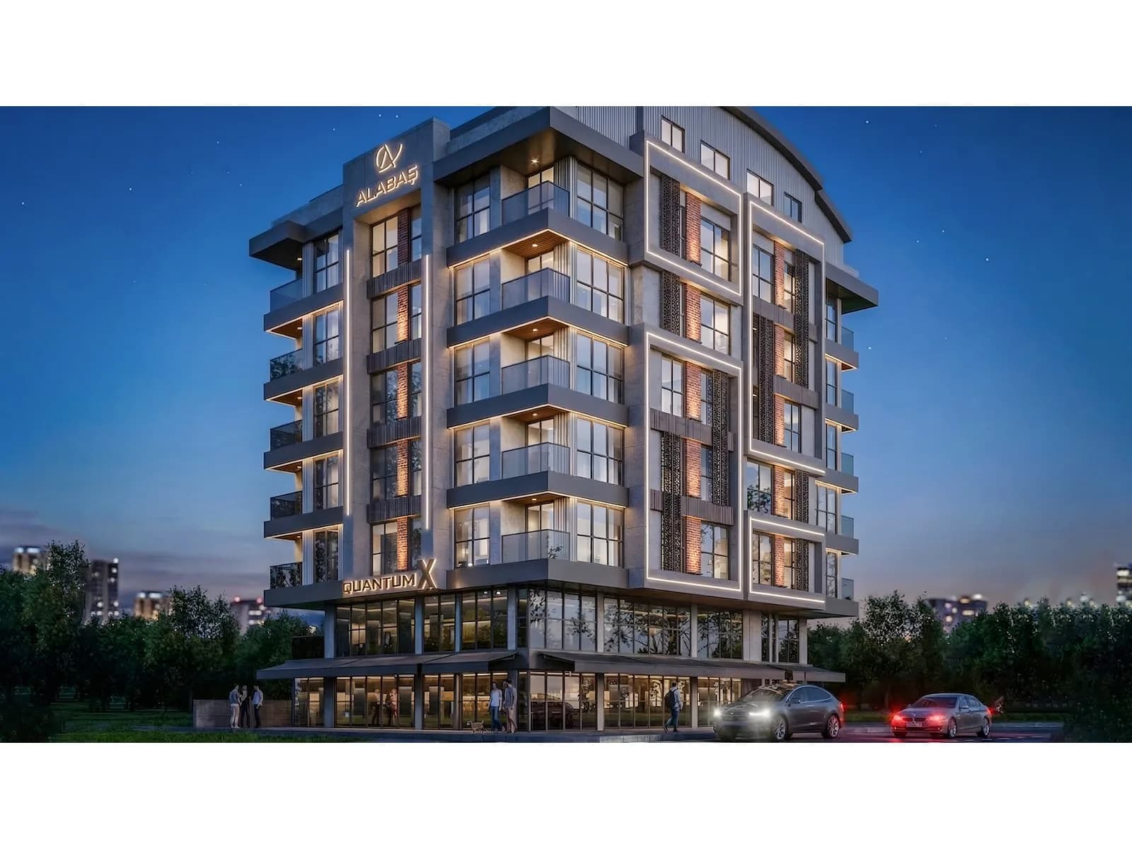 Quantum X Plaza, Muratpaşa — dış cephe görselleştirmesi · 2. görsel
