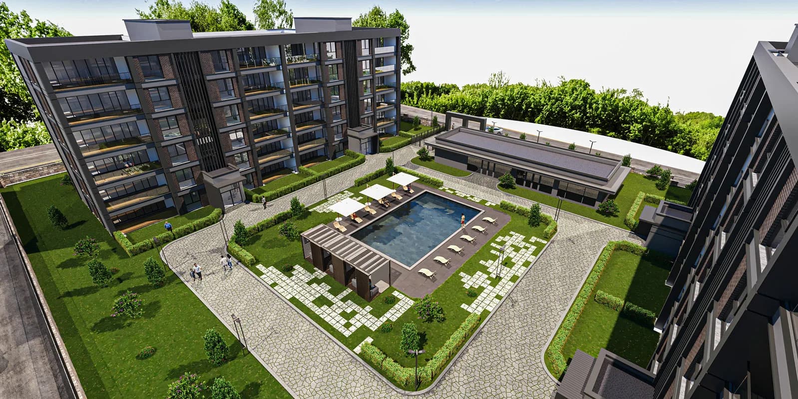 Referans Garden, Nilüfer — dış cephe görselleştirmesi · 2. görsel