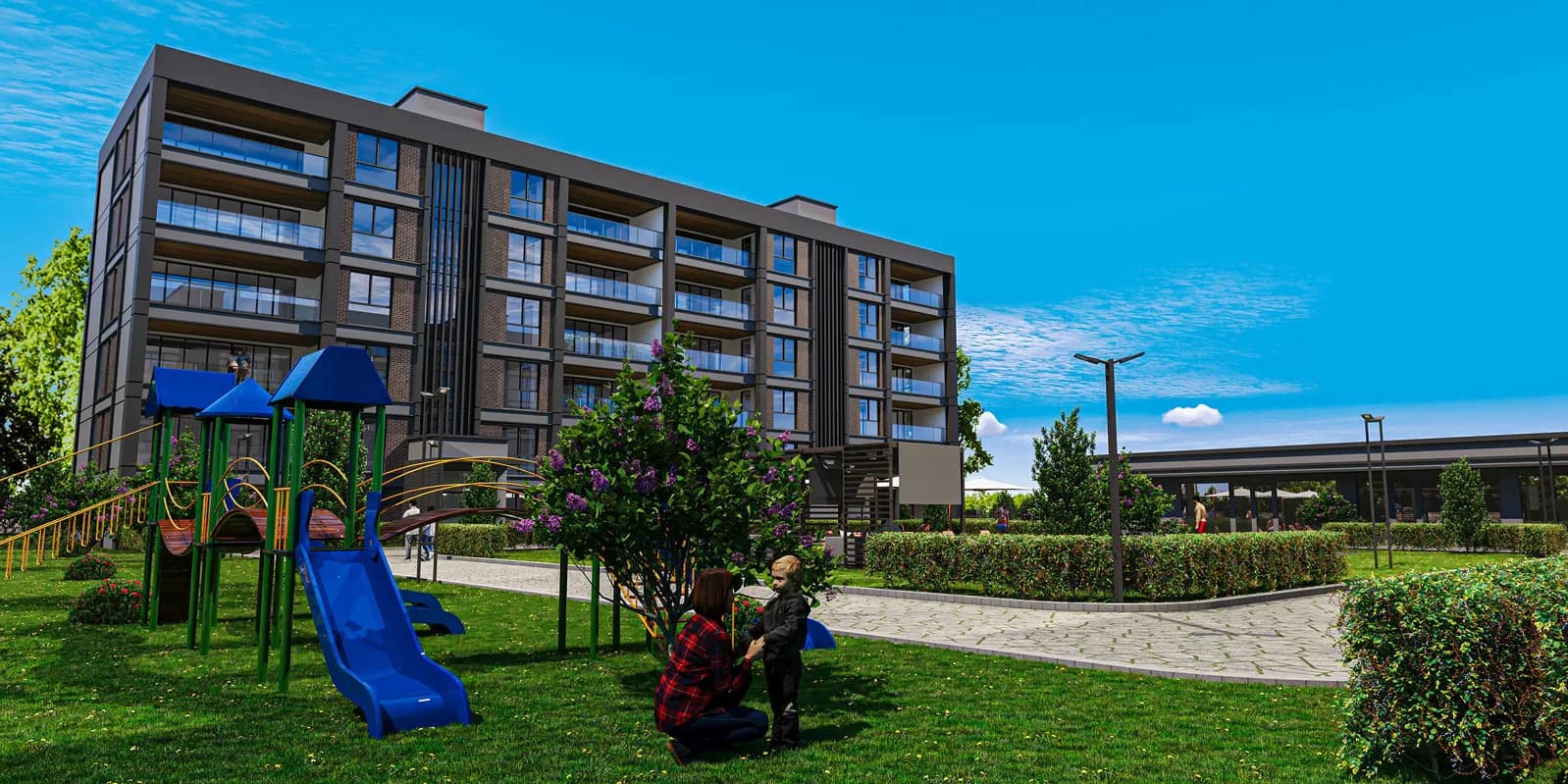 Referans Garden, Nilüfer — dış cephe görselleştirmesi · 3. görsel