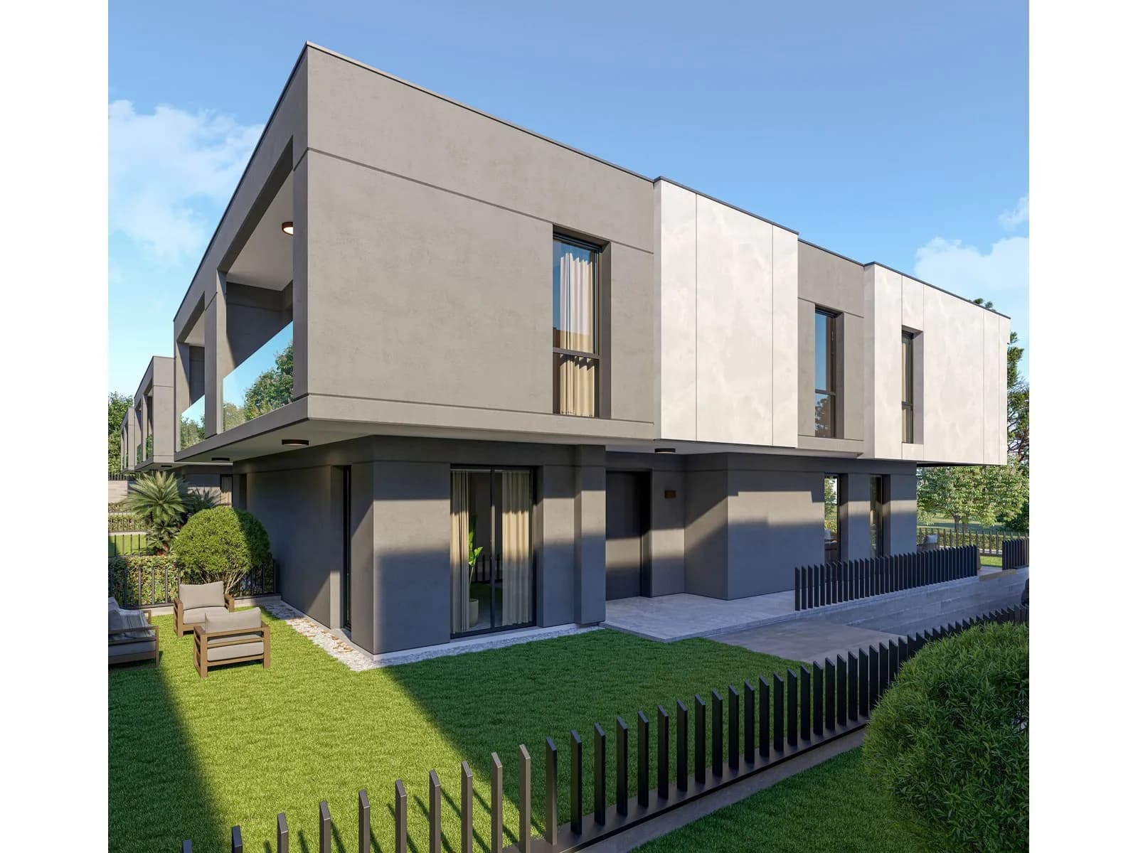 Rose Villaları 4, Nilüfer — dış cephe görselleştirmesi · 3. görsel