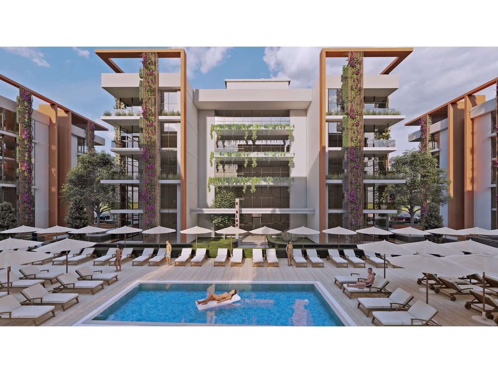 Rengiantalya Greenlife, Döşemealtı — dış cephe görselleştirmesi · 4. görsel