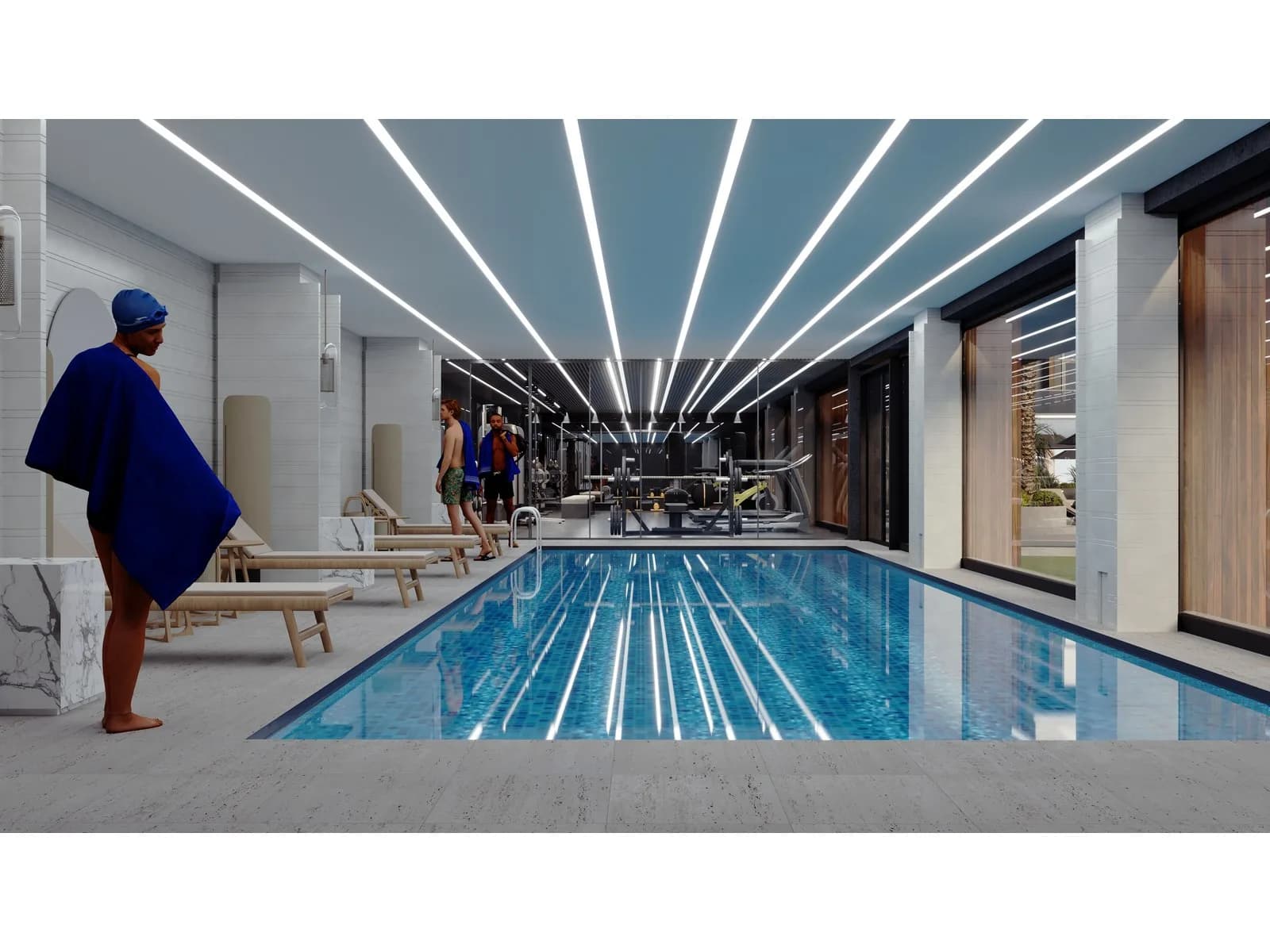 SAY-INN Residence, Çiğli — dış cephe görselleştirmesi · 4. görsel